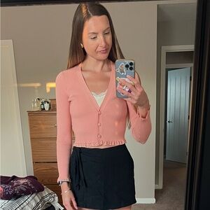 For Love & Lemons Cropped Sweater